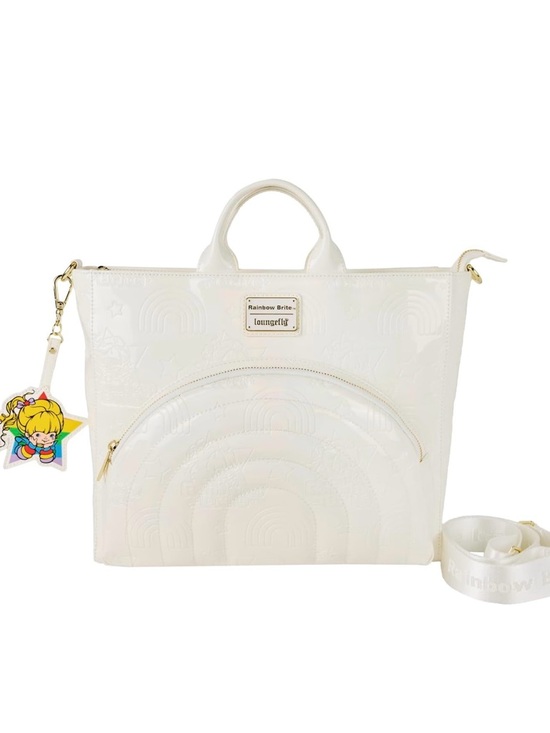 Loungefly Handbags - Loungefly White Rainbow Brite Crossbody Tote